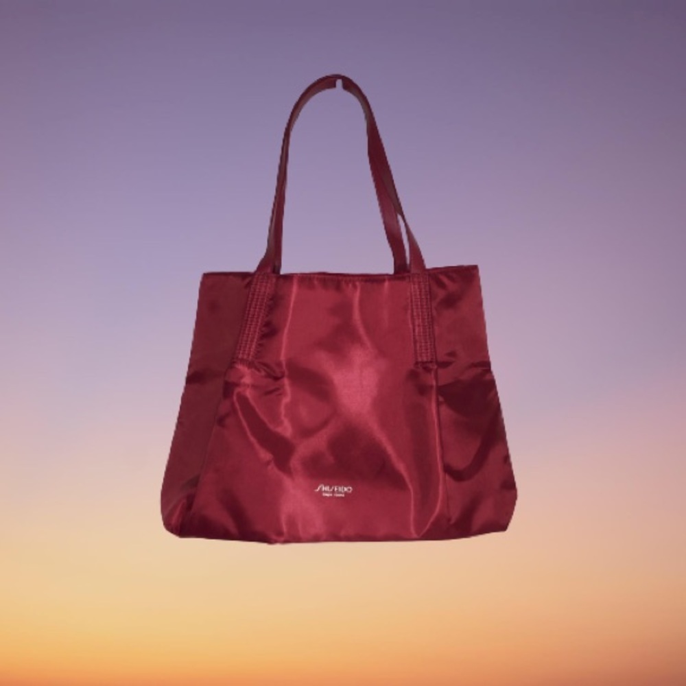 SHISEIDO Ginza Tokyo ✨ NEW Crimson Red Tote Bag